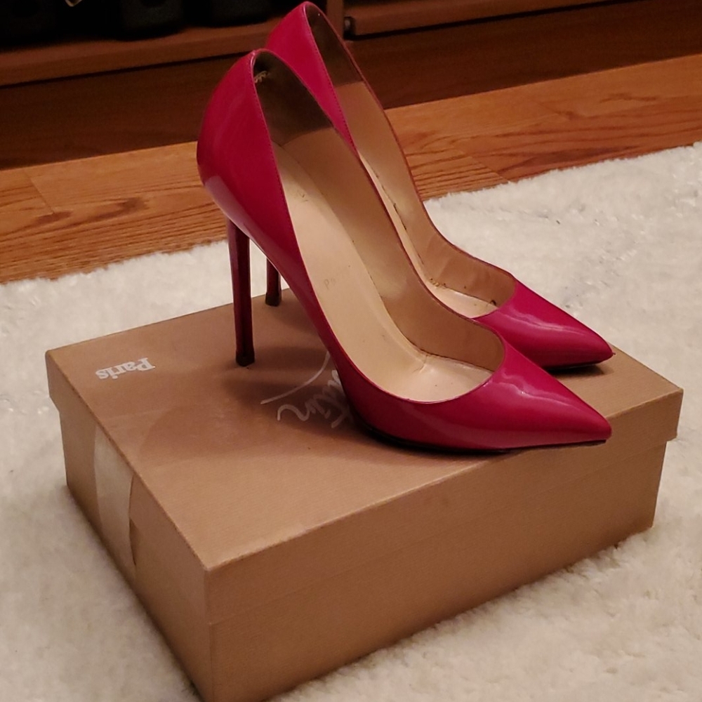Christian louboutin pigalle follies 120 patent